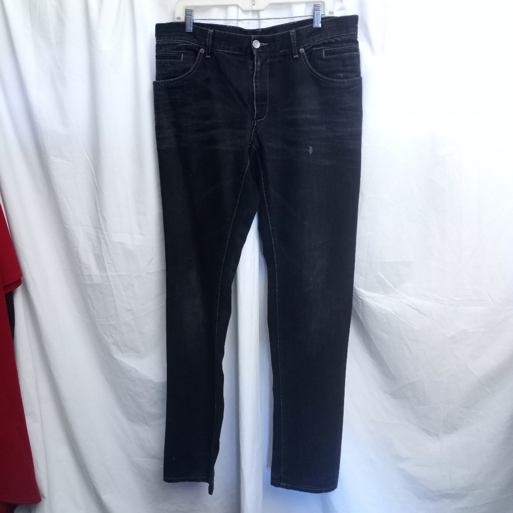DOLCE & GABBANA Black Straight Jeans